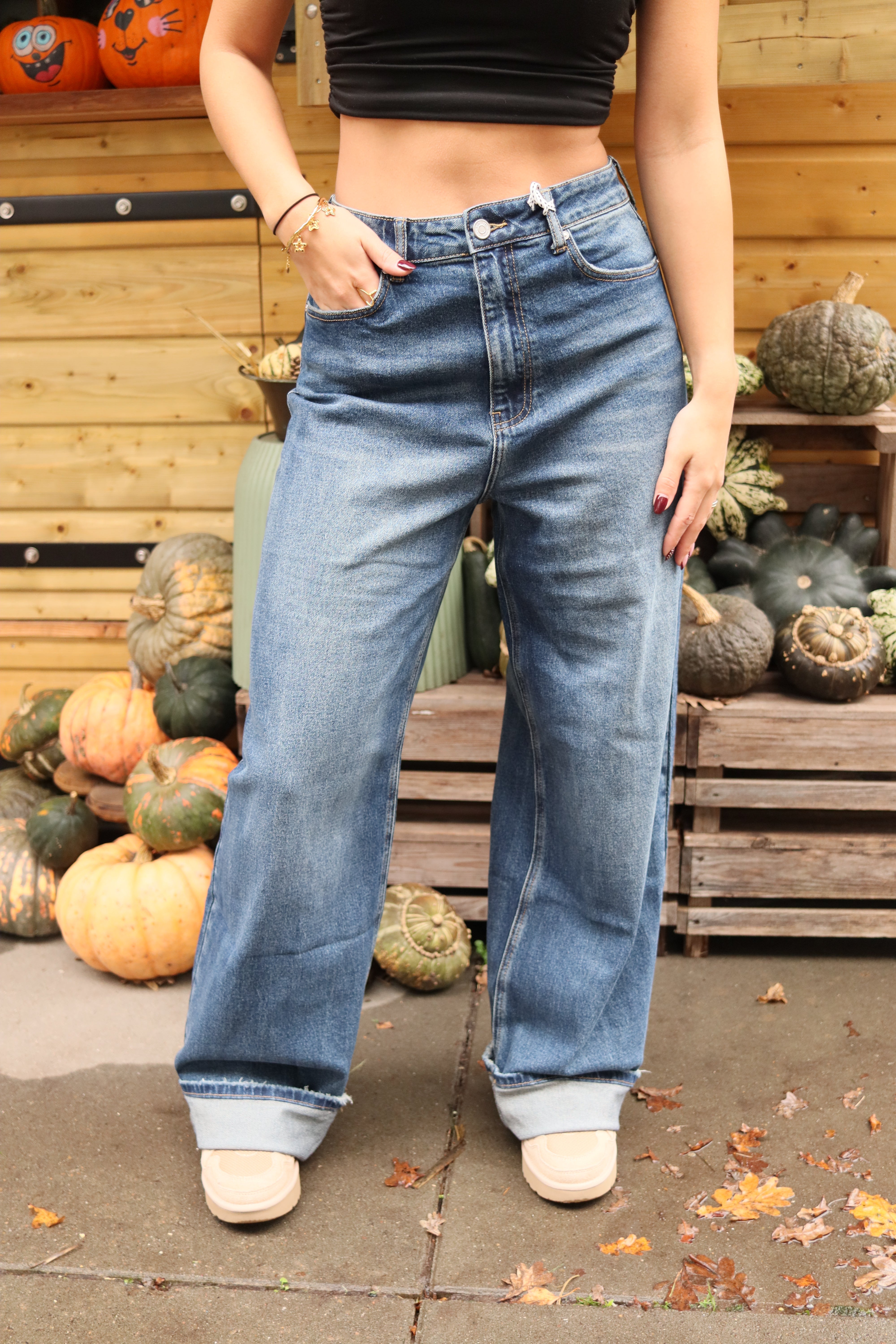 Donna wide leg jeans