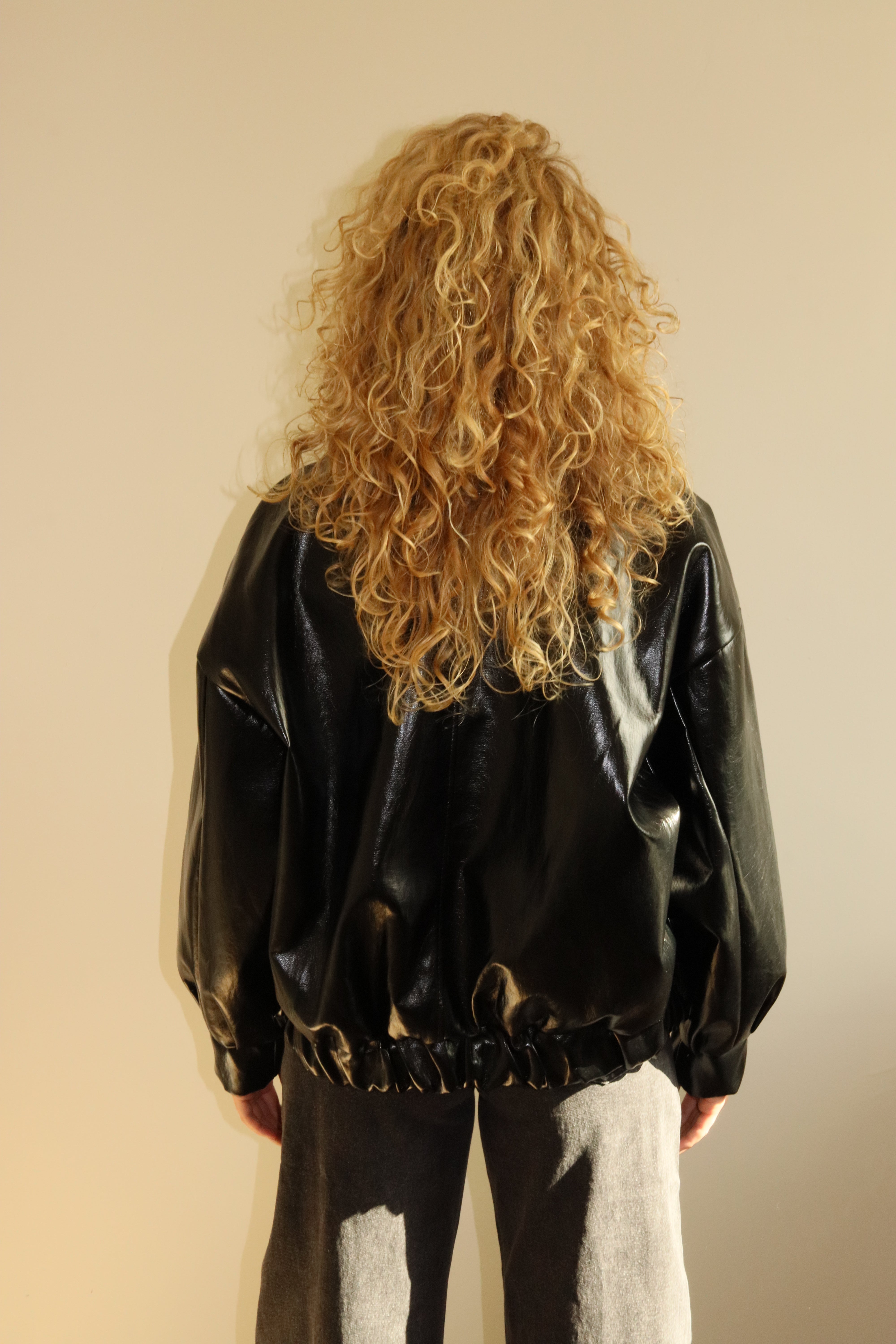 Black Shiny Jacket