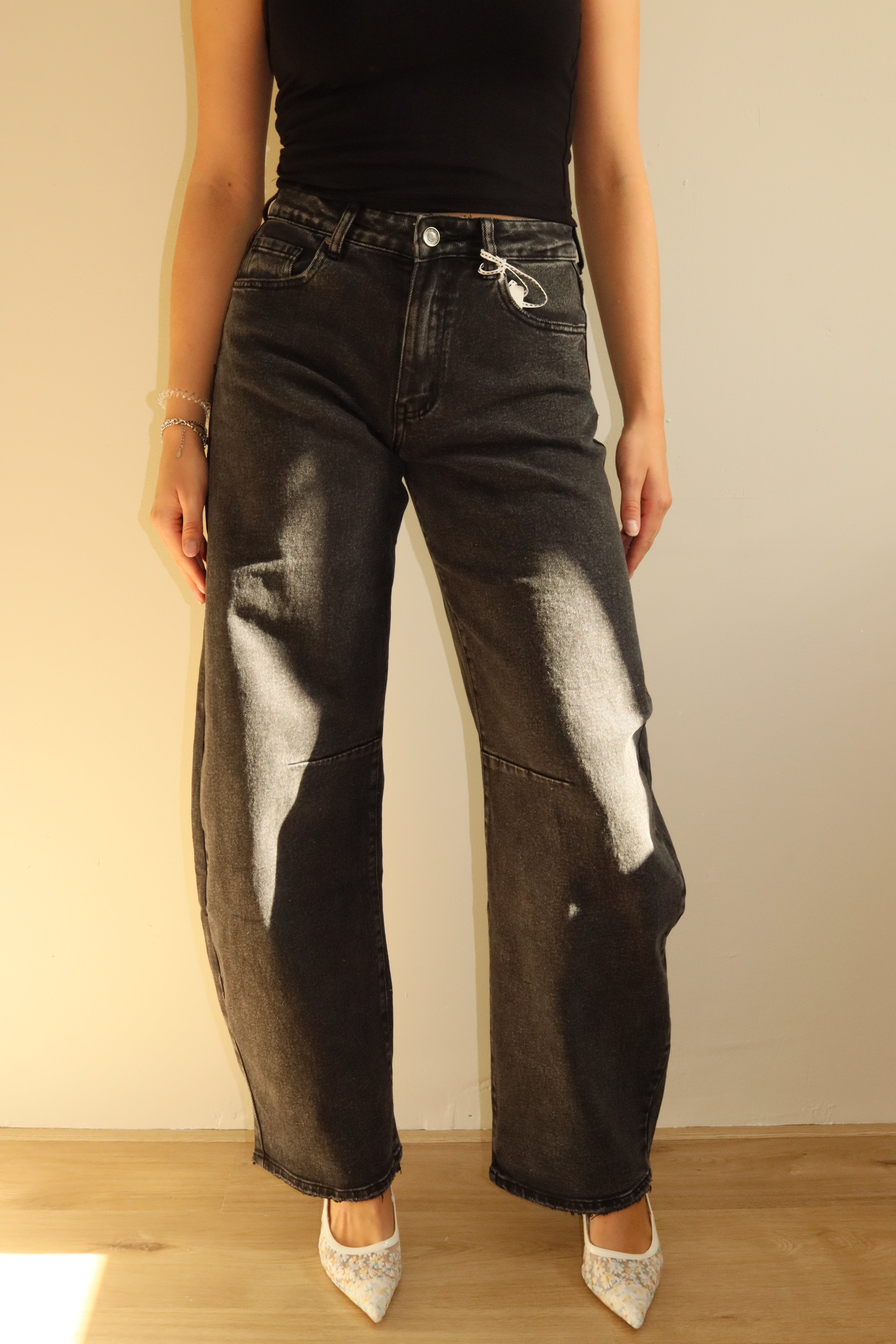 Balloon Jeans Dark Wash