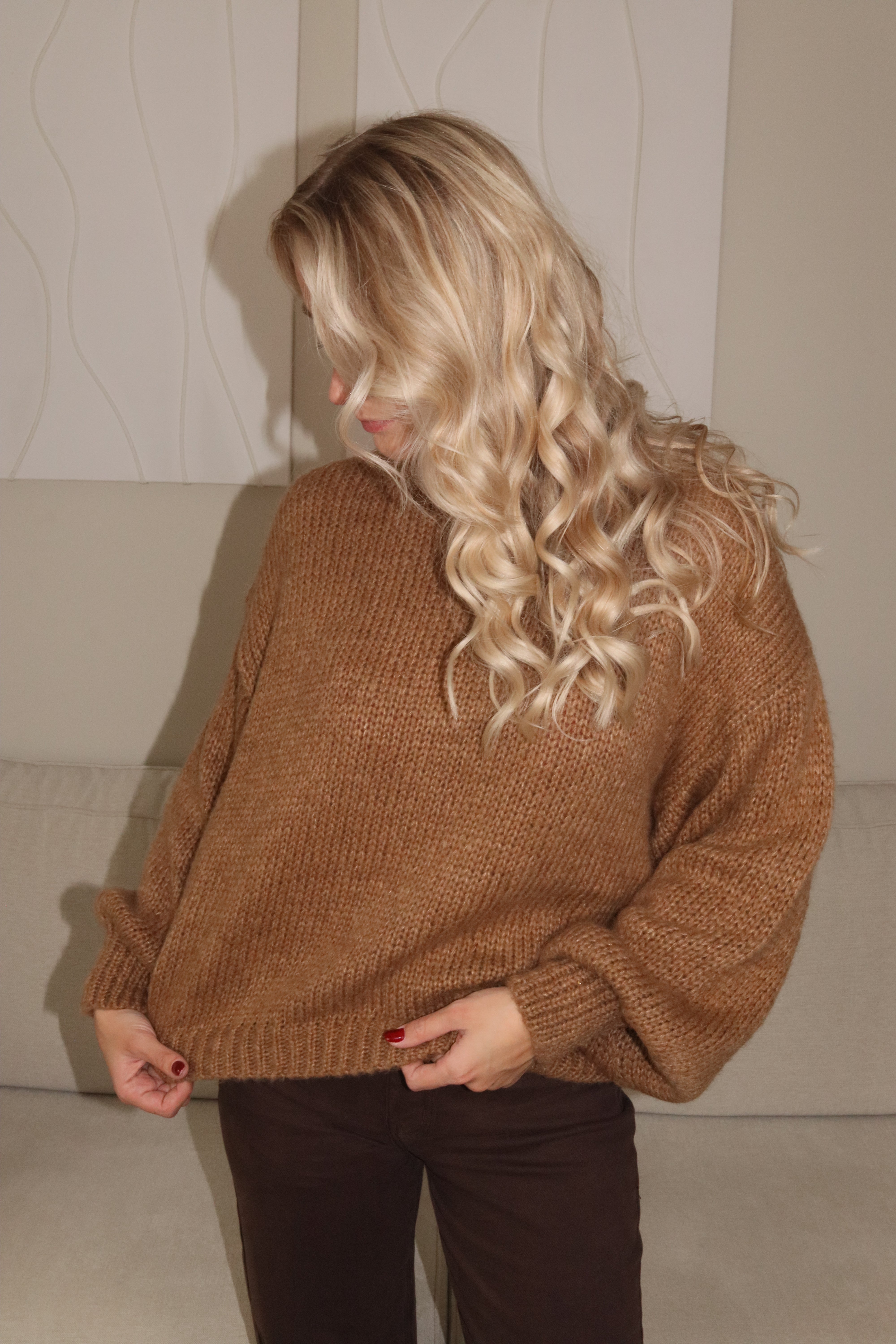 Sophia Knit Light Brown