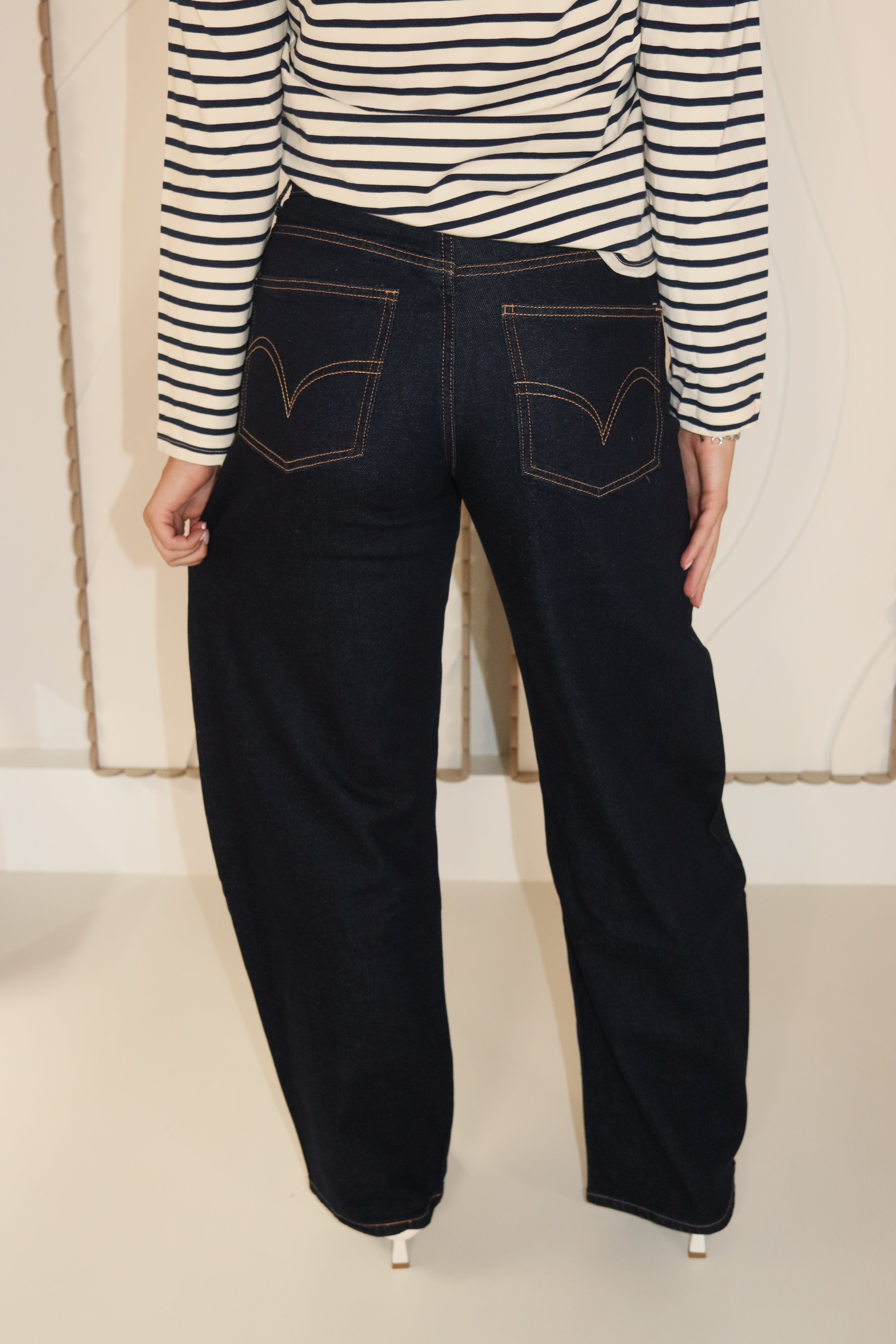 Balloon Jeans Dark Blue