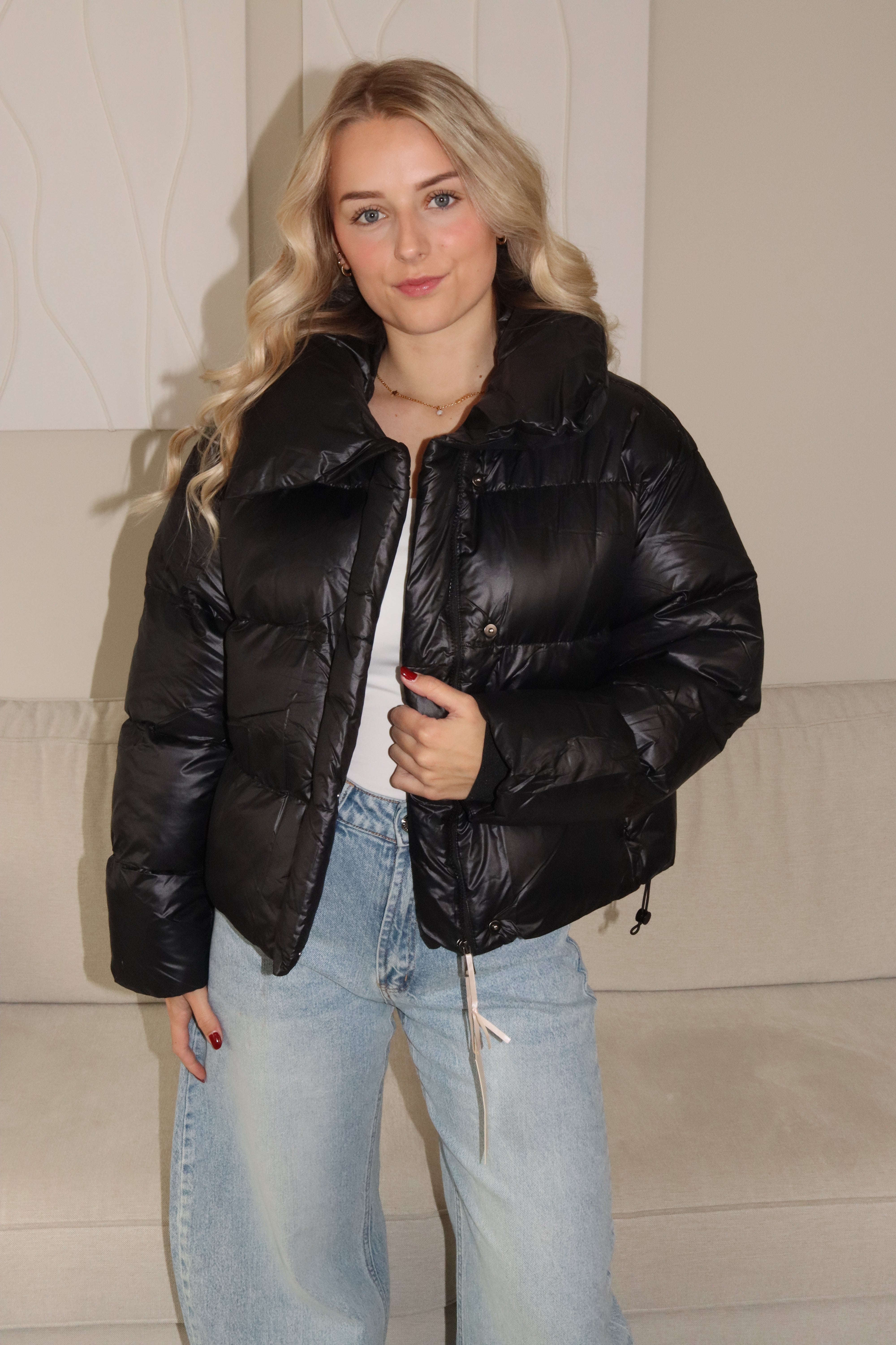 Puffer jacket black