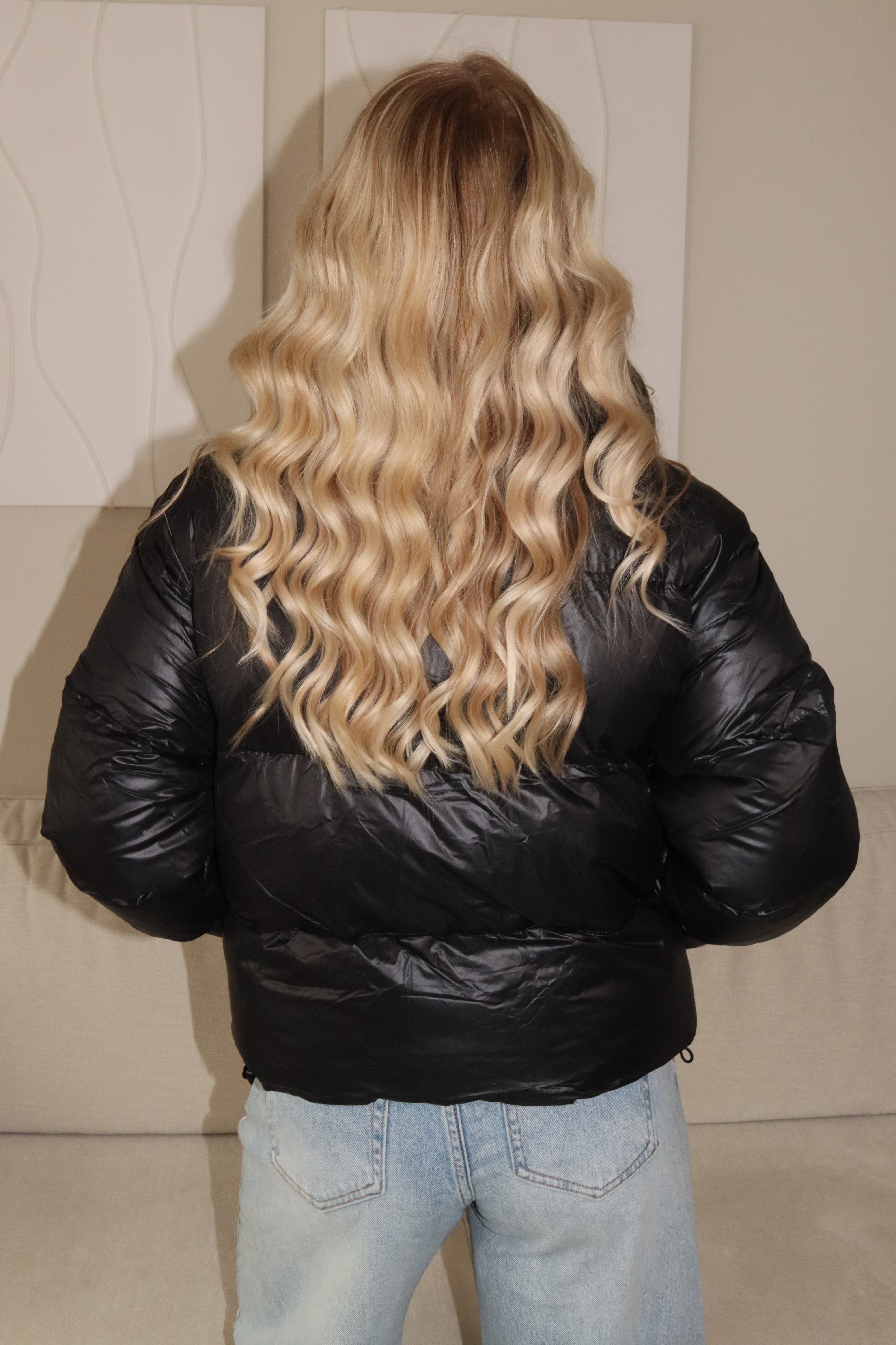 Puffer jacket black