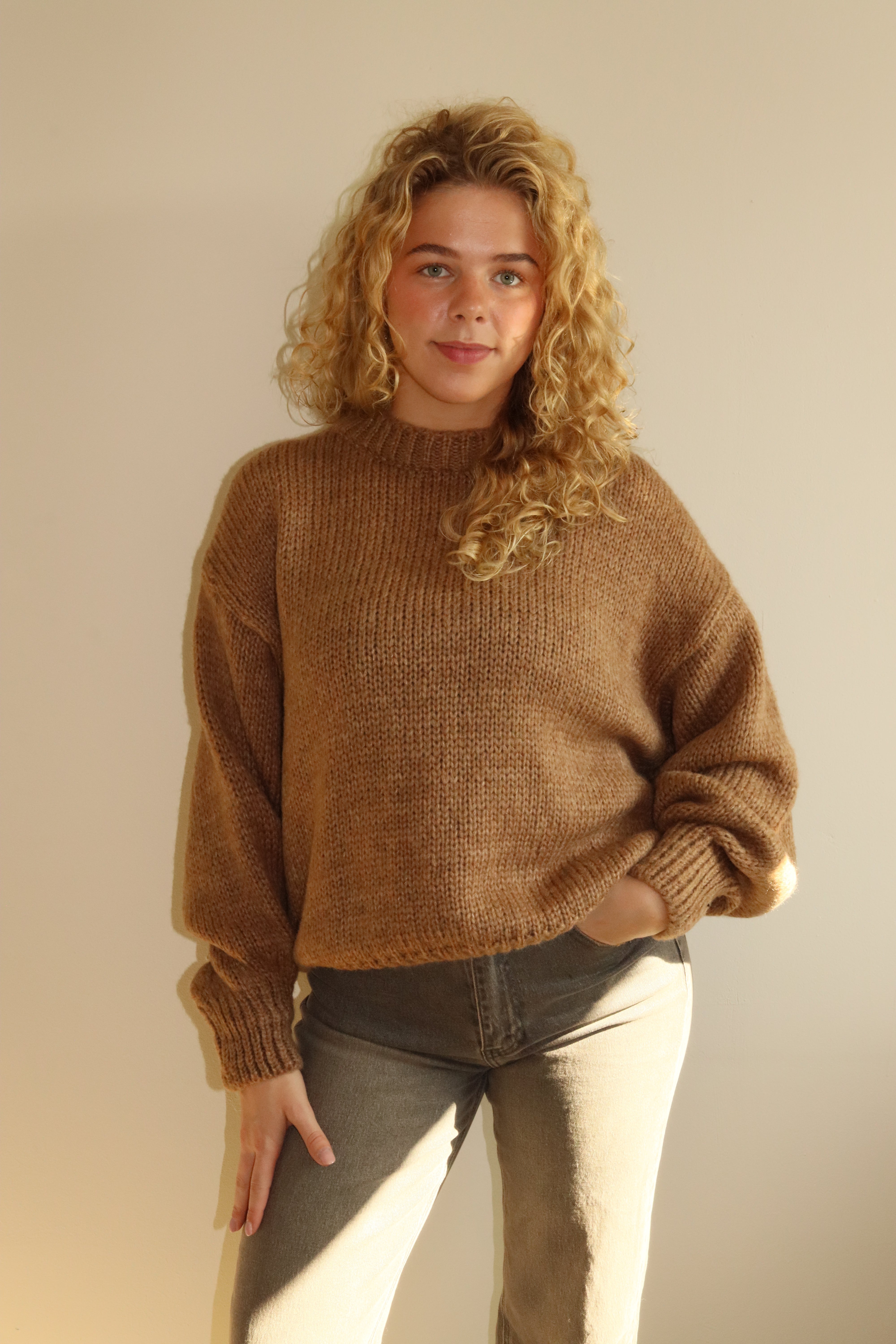 Sophia Knit Light Brown