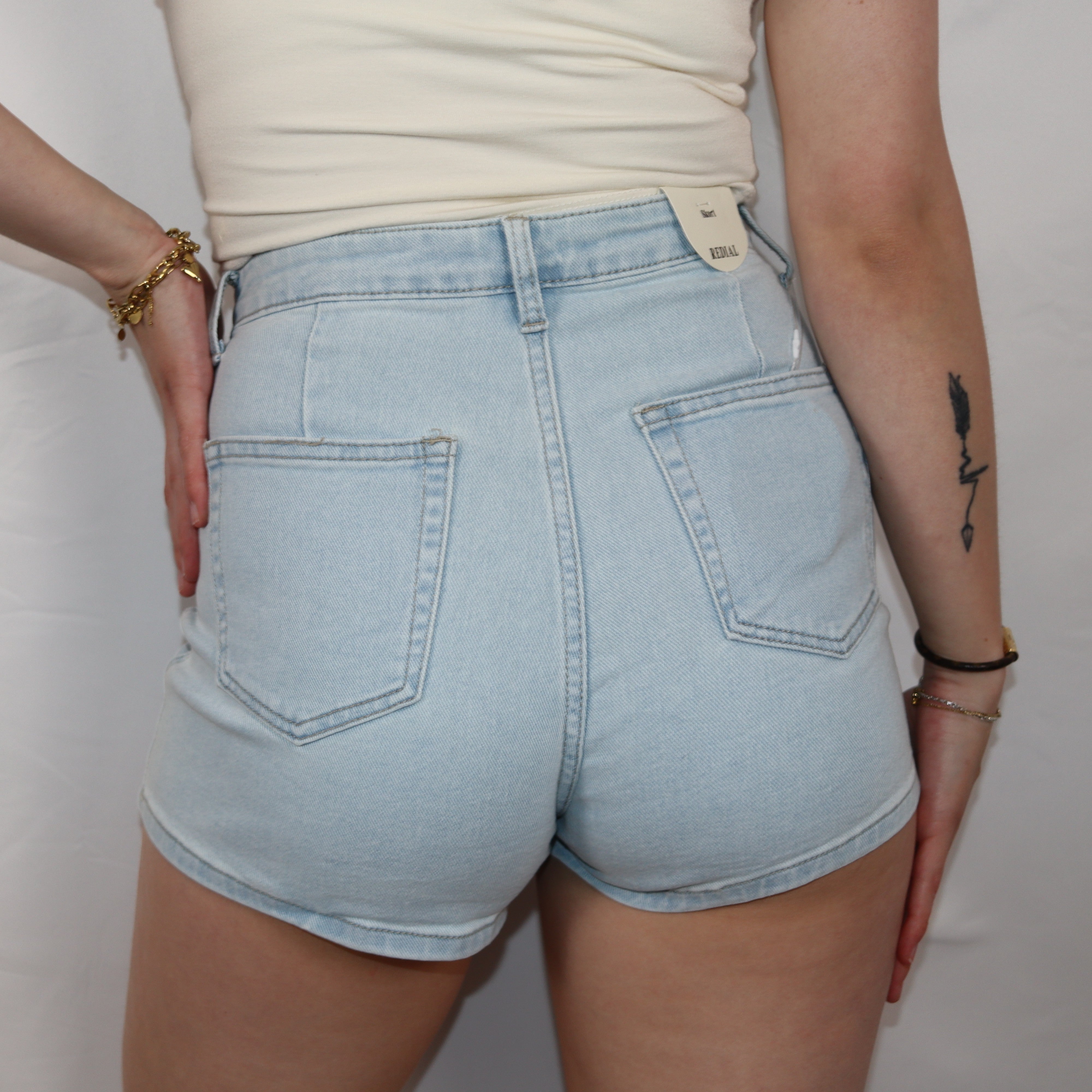 Anna denim skort