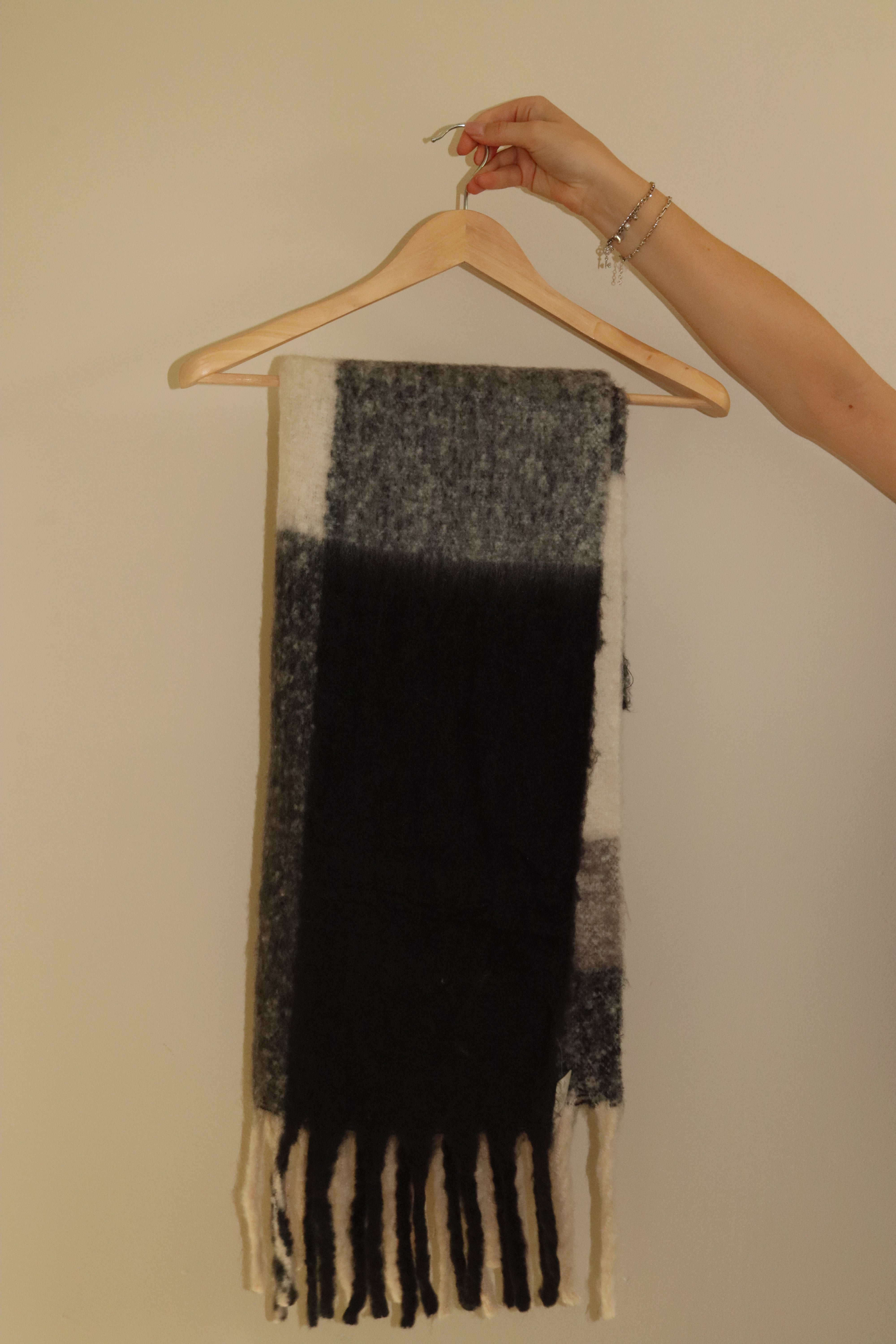 Scarf Multicolour Black