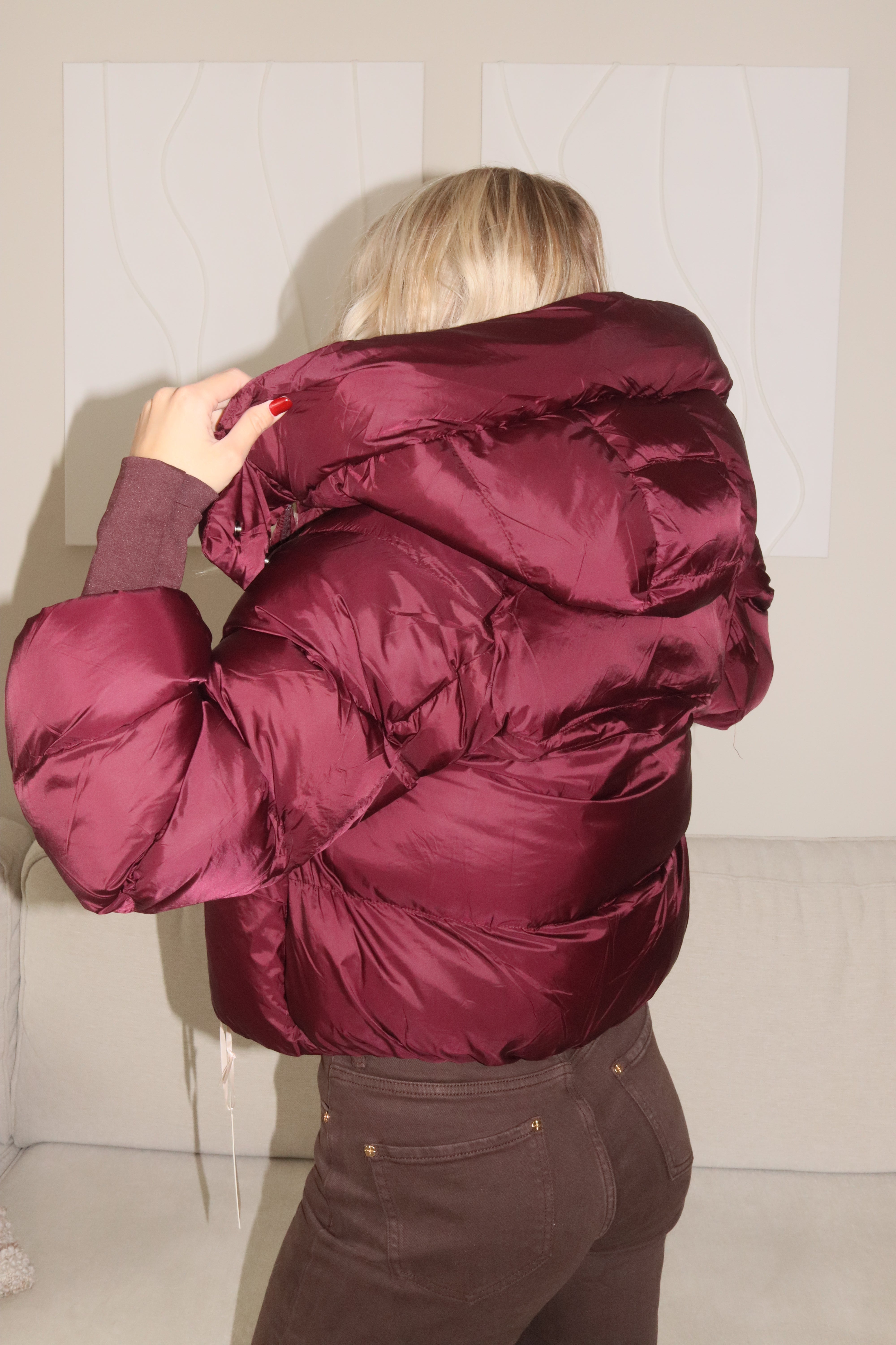 Puffer Jacket Bordeaux