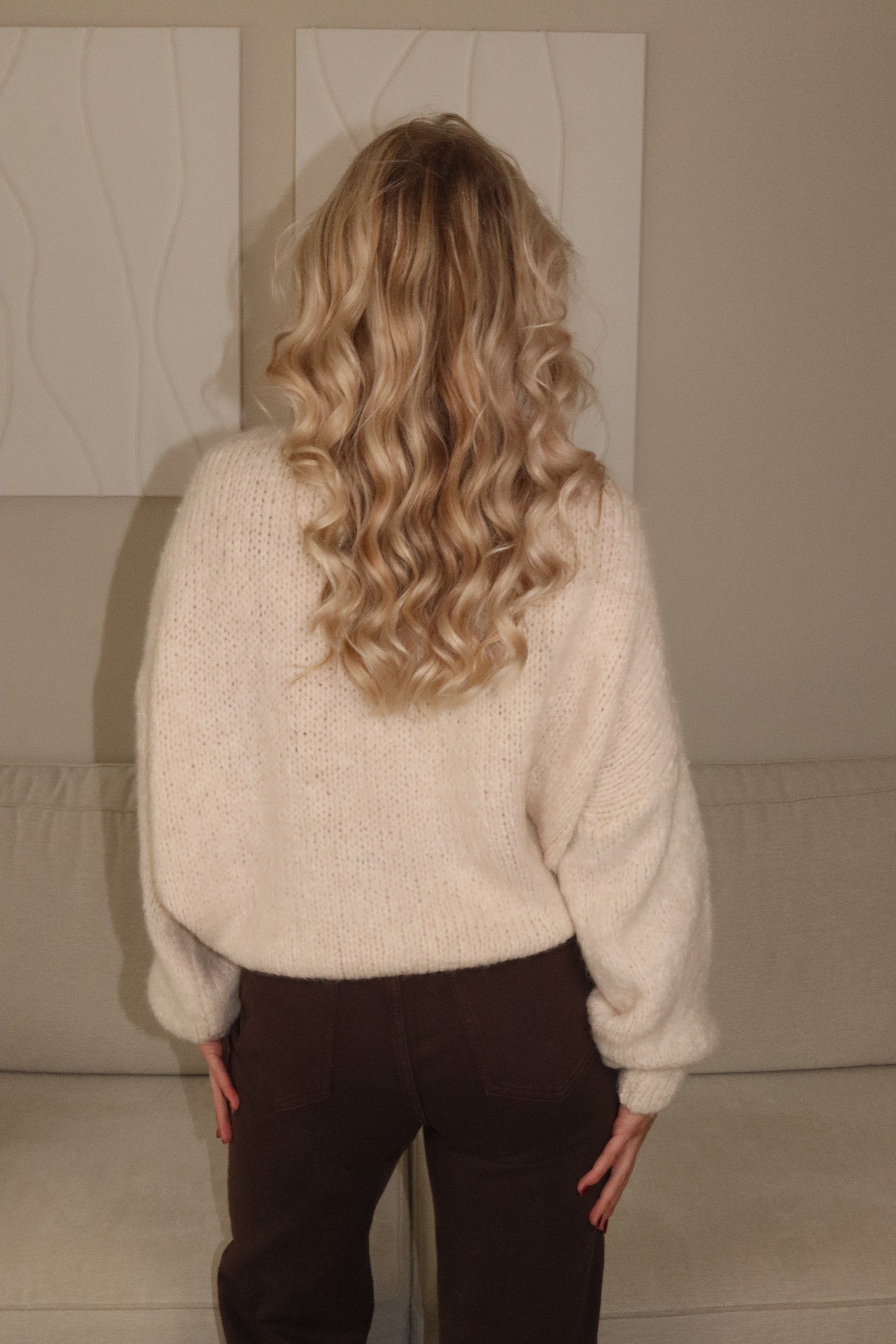 Noor knitt creme