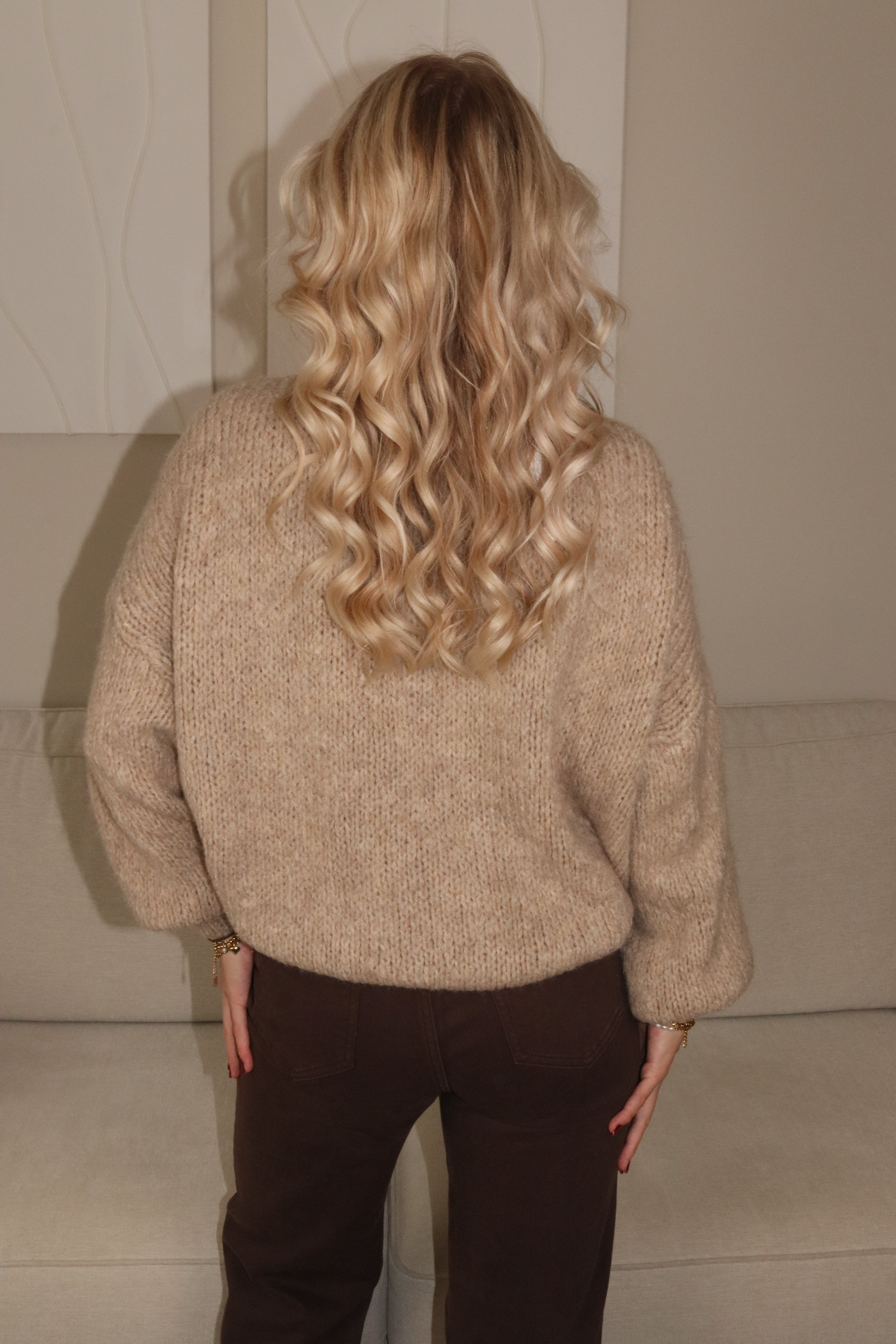 Noor Knitt Taupe