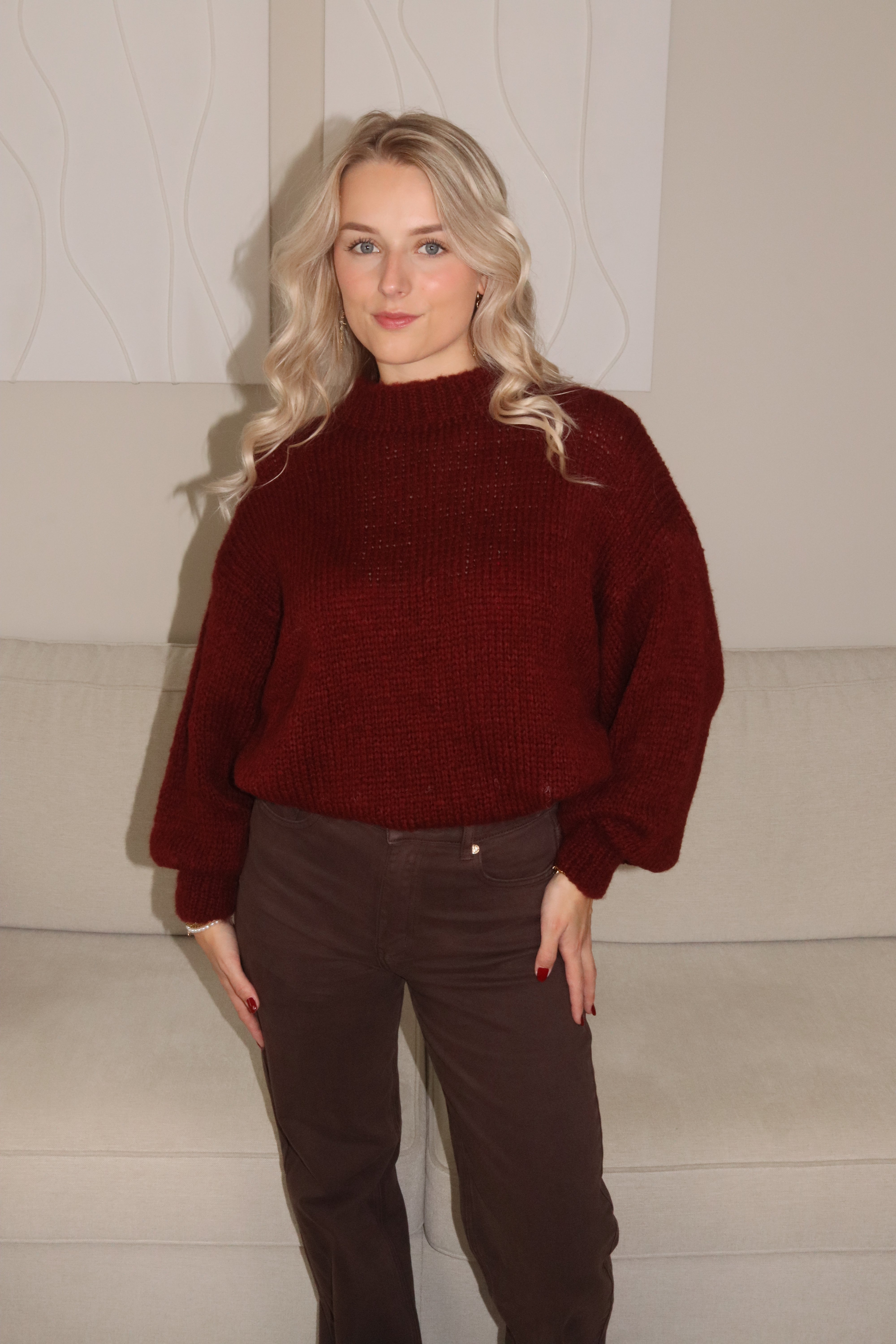 Sophia Knitt Bordeaux