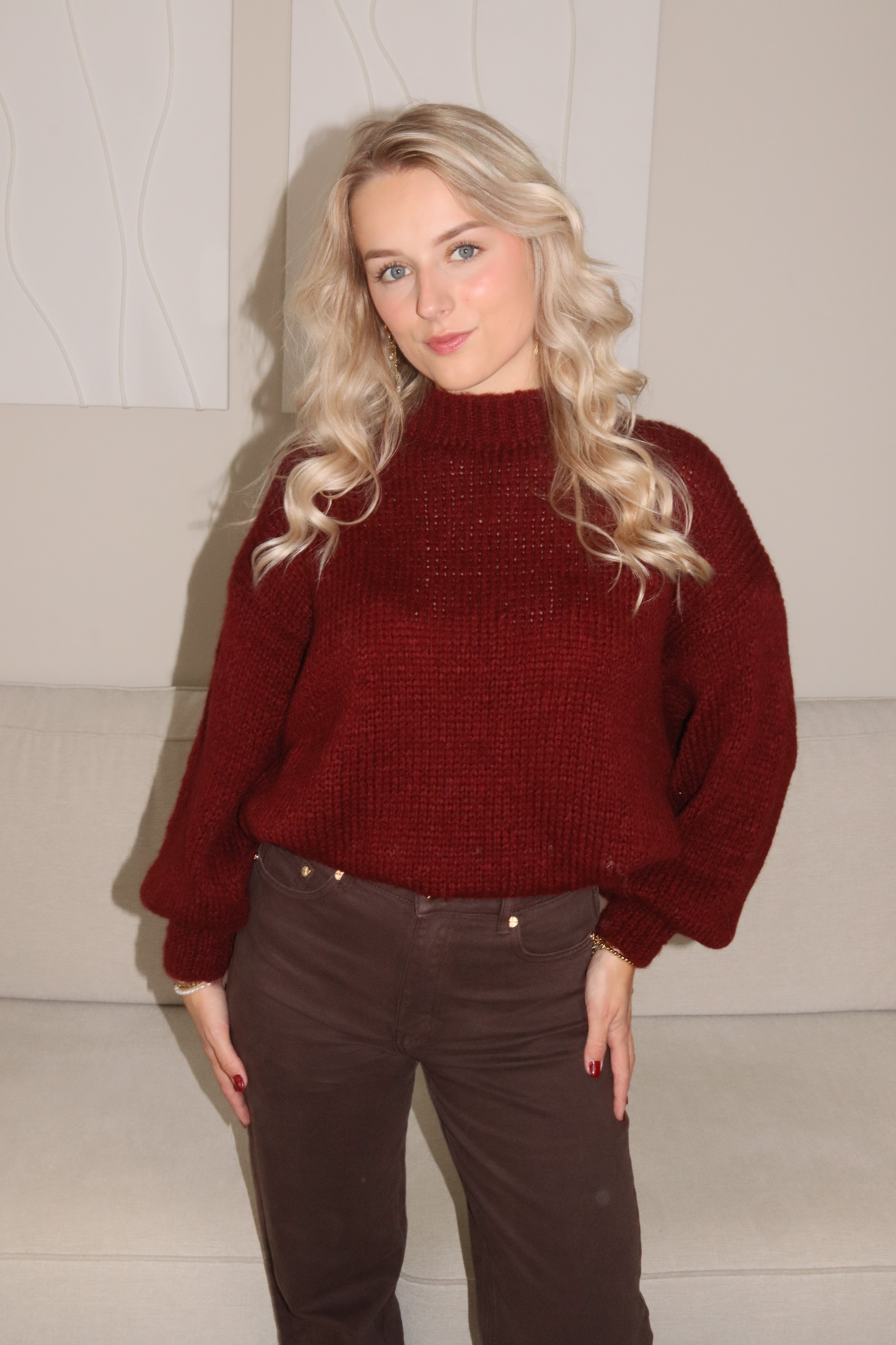 Sophia Knitt Bordeaux