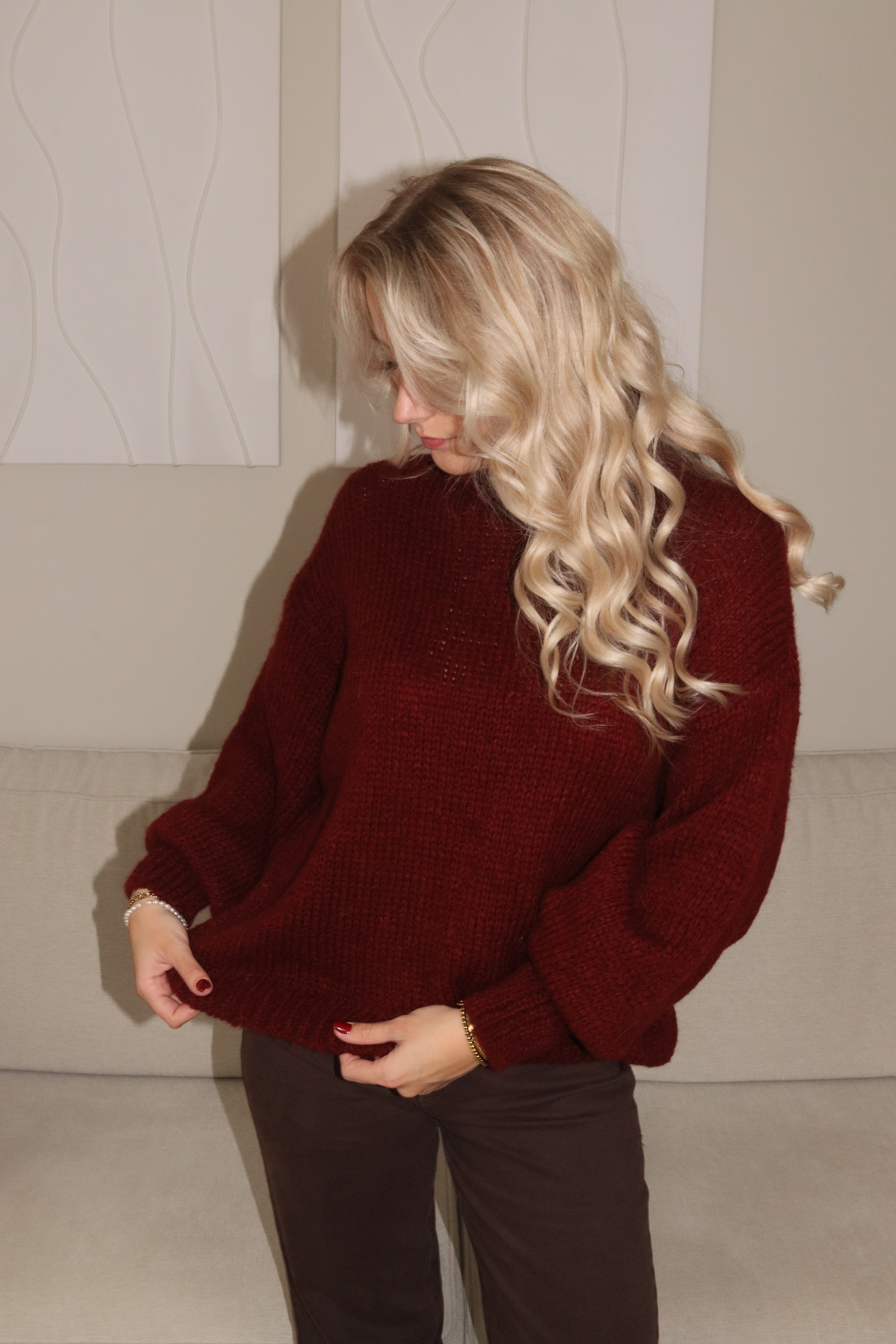 Sophia Knitt Bordeaux