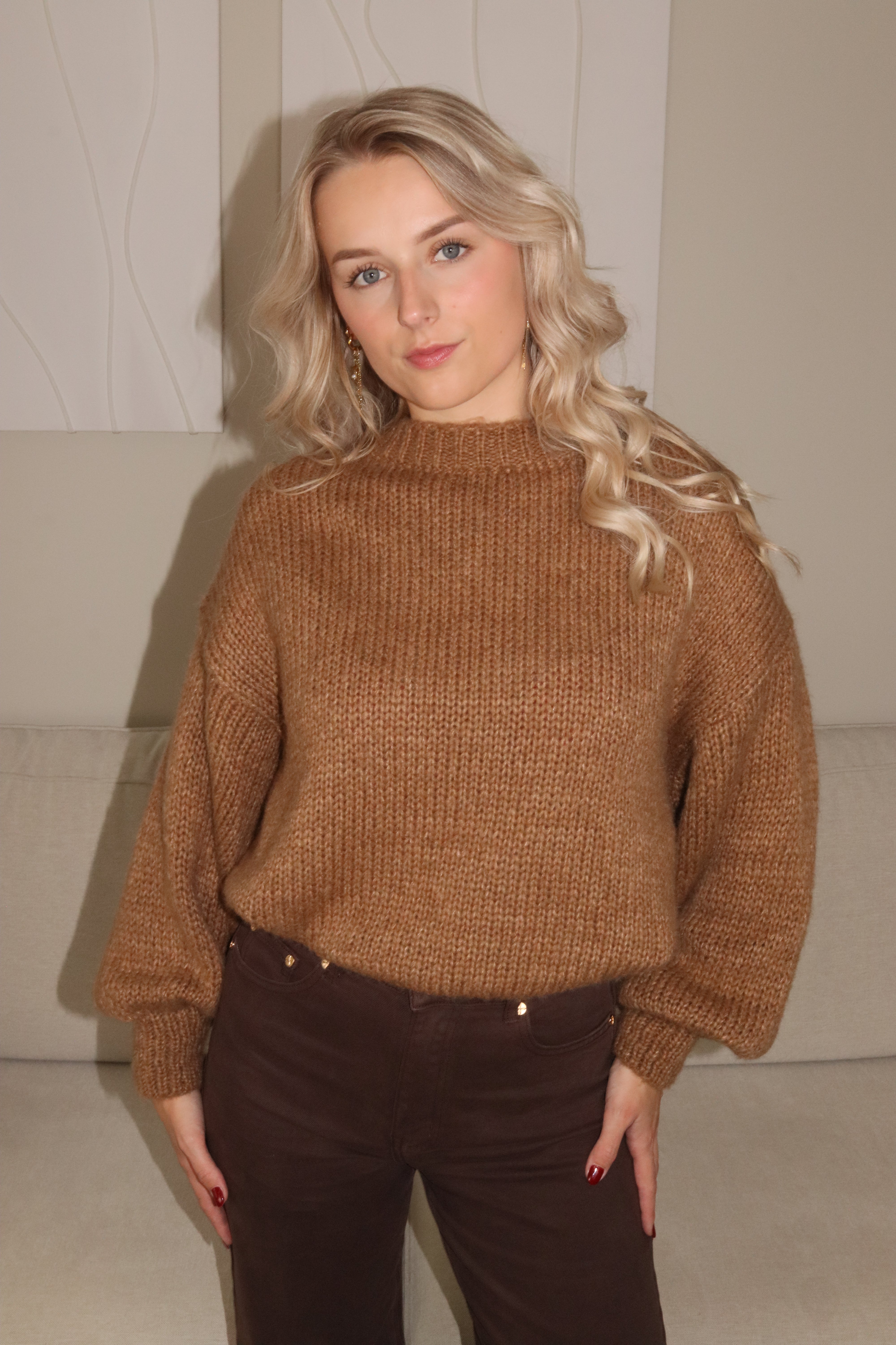 Sophia Knit Light Brown