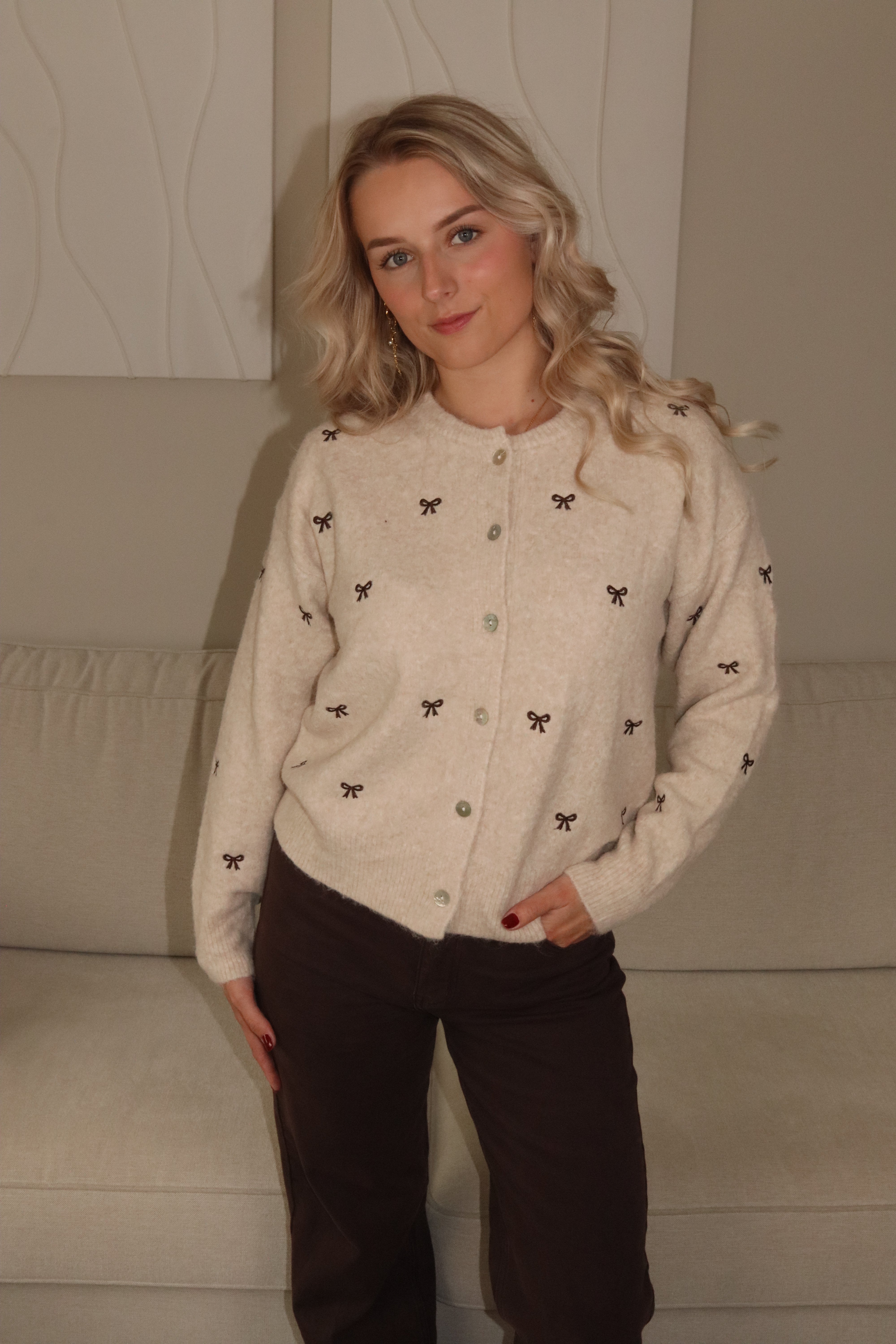 Bow Cardigan