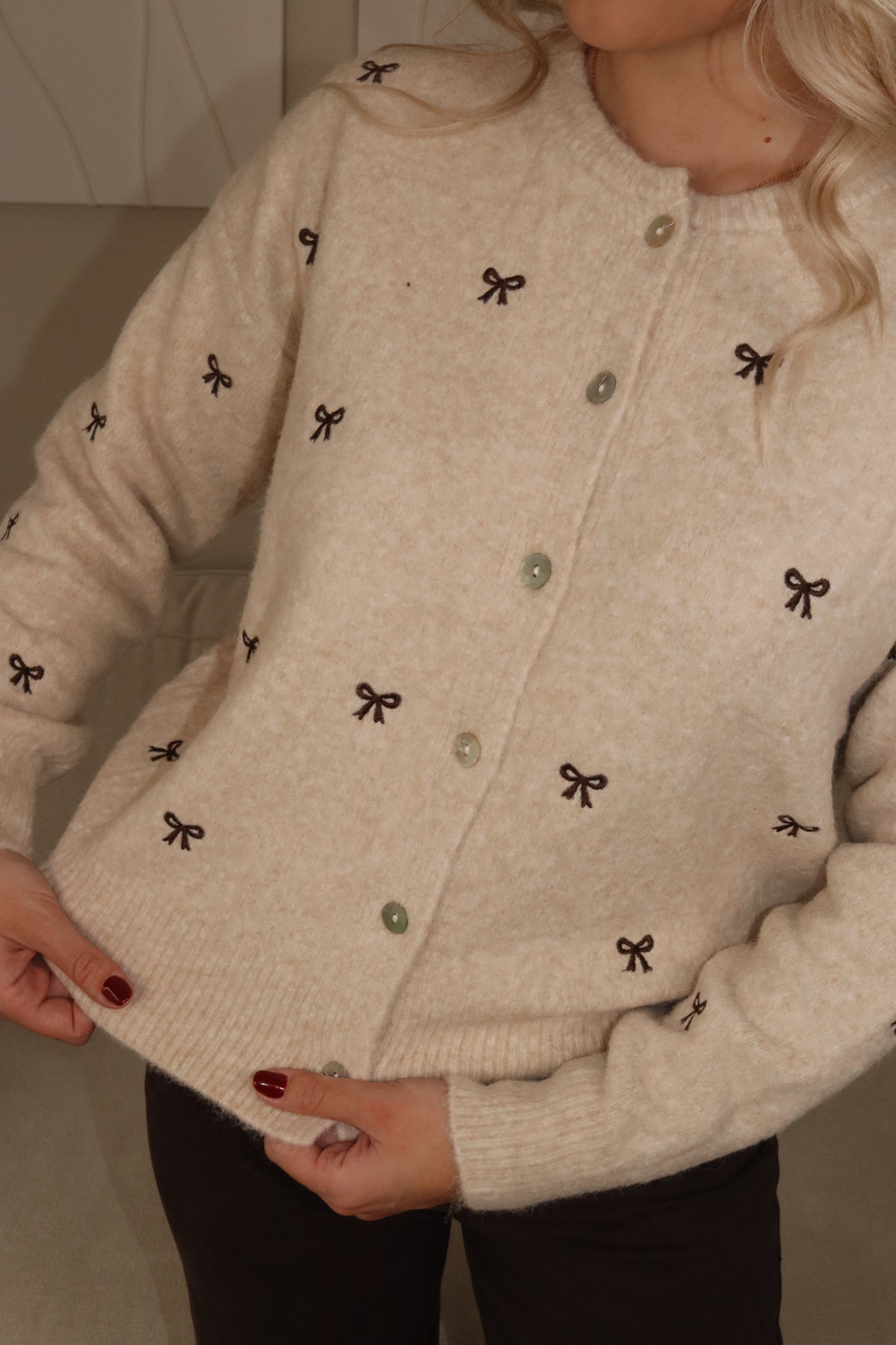 Bow Cardigan