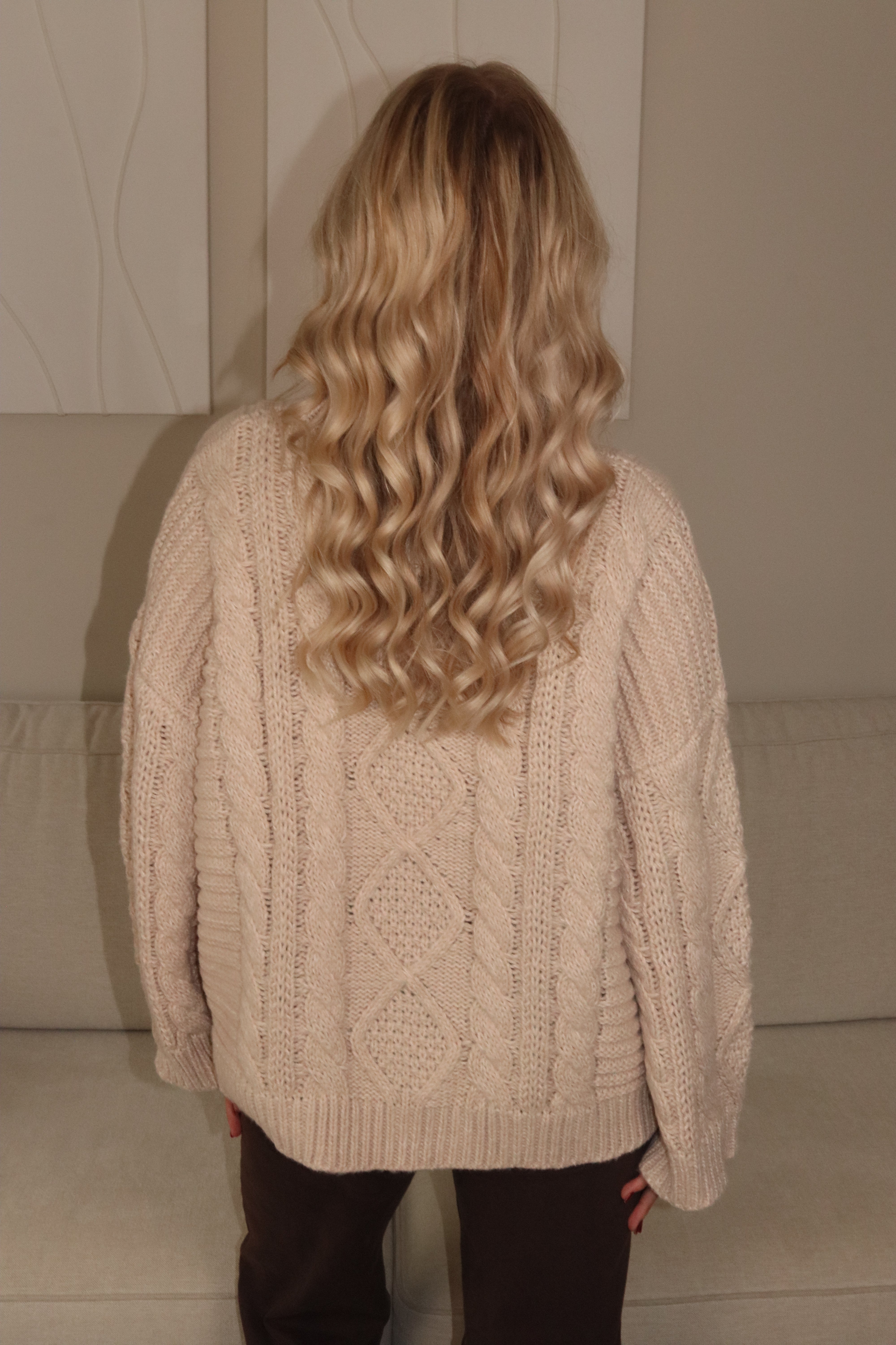 Cable Knit Beige